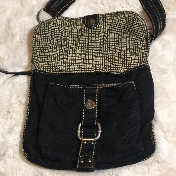 Fossil Bags Fossil Black Corduroy Crossbody Bag Poshmark